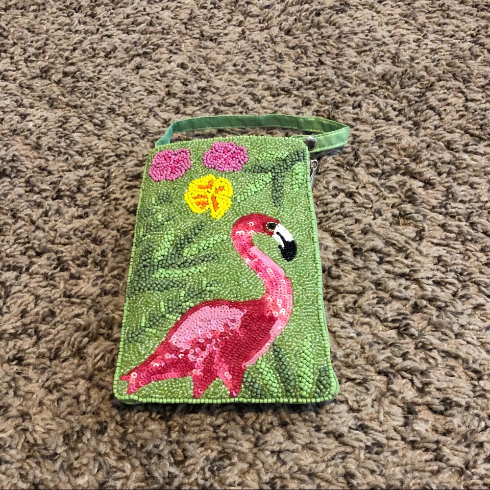 Flamingo crossbody